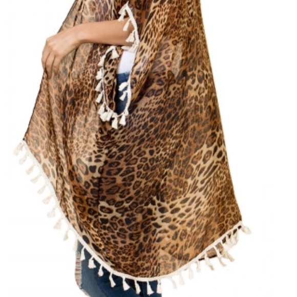 ❤️leopard print kimono - Picture 5 of 5